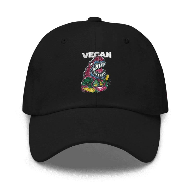 Black 'Vegan Shark' Cap