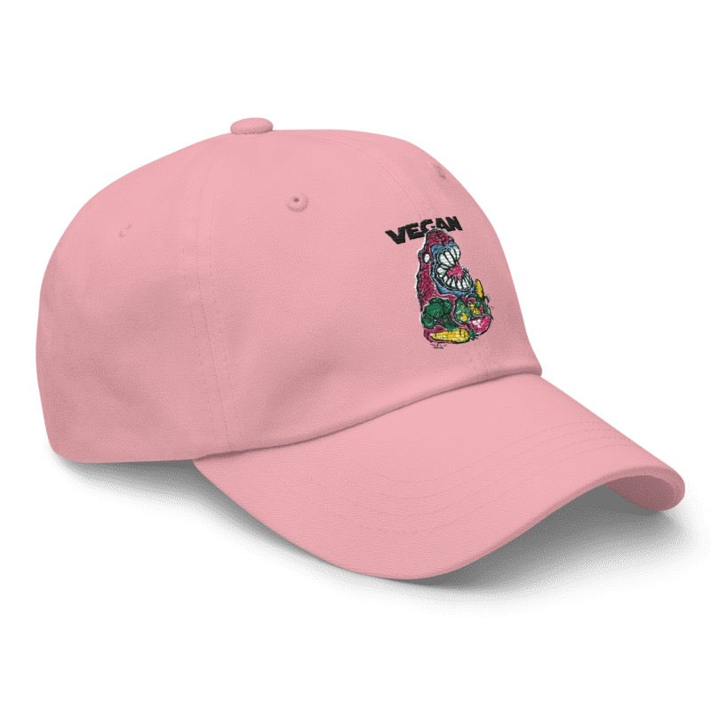 Pink 'Vegan Shark' Cap
