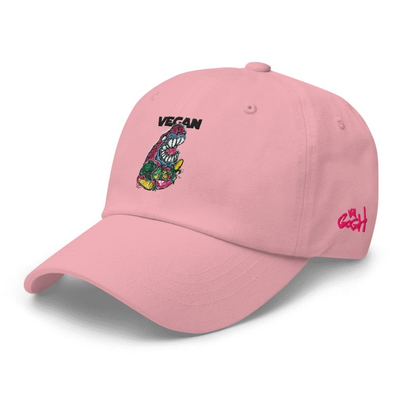 Pink 'Vegan Shark' Cap